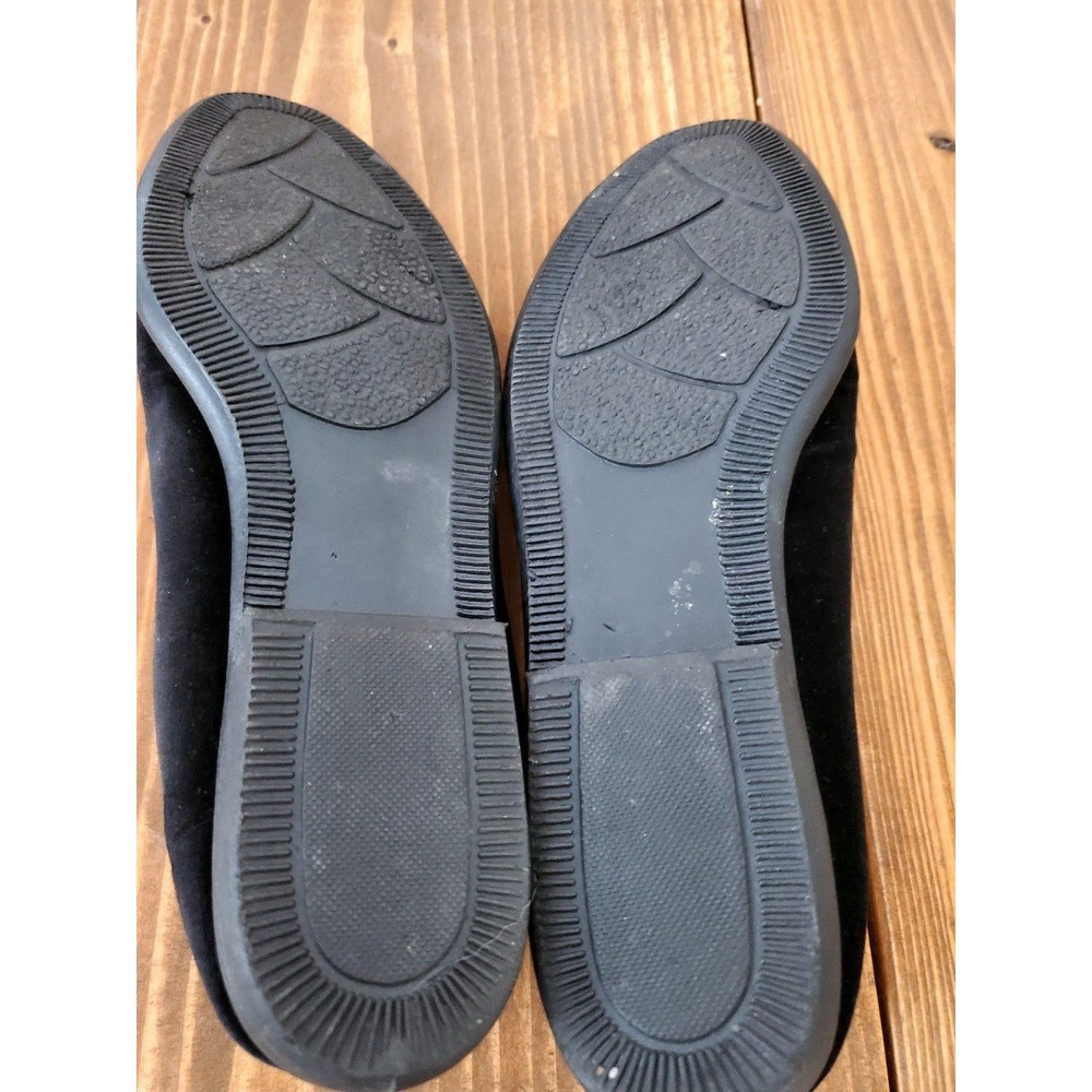 Velvet SunBay Palm Tree Holiday Flats Size 10 - Picture 8 of 8